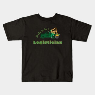 Lucky to be a Logistician st Patricks day Kids T-Shirt